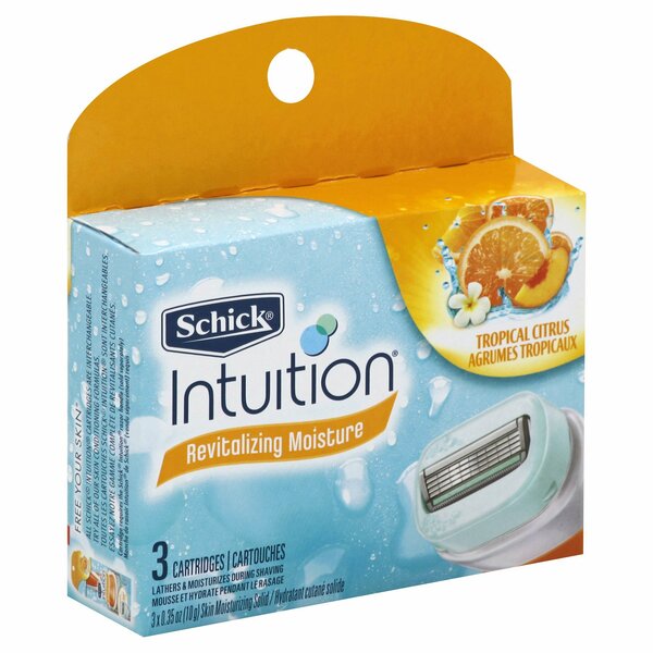 Schick INTUITION REVIALIZING MOISTURE REFILL, 3PK 741574